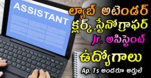 Read more about the article Laboratory attendant, library attendant, upper division clerk,stenographer, Hindi typist, multi tasking staff : వివిధ రకాలైనటువంటి ఉద్యోగాలకి నోటిఫికేషన్ విడుదల అయింది.