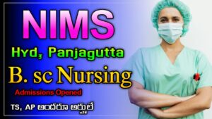 Read more about the article Nims B.sc Nursing Admissions 2024 – 2025 : Opened Apply now “