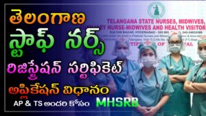 Read more about the article How to Apply Telangana Nursing registration : Ap and Tg peoples and Link is available