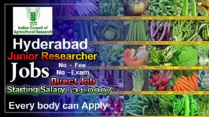 Read more about the article ICAR India Institute of Oil seeds research center Hyderabad Jobs 2024 : No fee No Exam males and females Free Apply now “